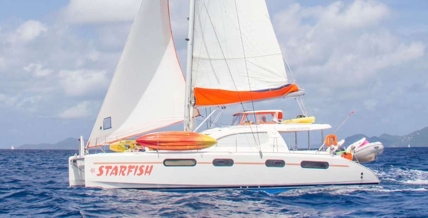 Starfish USVI Catamaran Charter Special Catamaran Yacht Charter